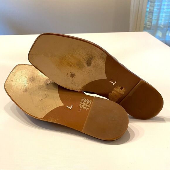 Lafayette Women's 148 New York Donne‎ Tan Leather Slide Sandals EU Size 38 US 7 - Picture 6 of 7